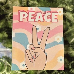 Peace Sign Wall Art -on canvas